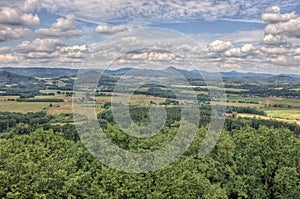 Landspace ÃÅeskÃÂ¡ LÃÂ­pa - clouds & photo from hill ÃÂ piÃÂÃÂ¡k photo